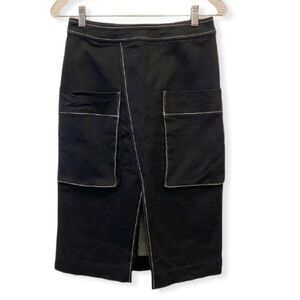 FANO STUDIOS PARIS Denim Skirt Asymmetrical Fit XS